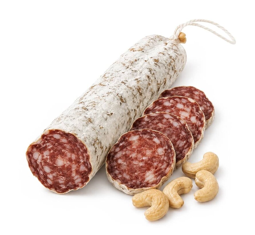 Französische Salami mit Cashewnüssen – M. Chillet 160 g (Preis pro 6 Stück )