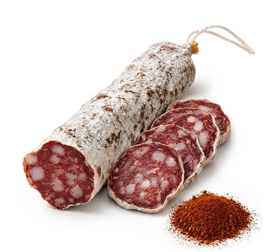 Französische Salami mit BBQ-Gewürzen – M. Chillet 160 g (pro 6 Stück)