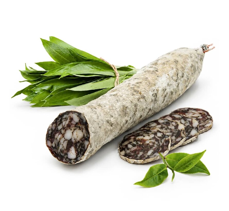Preis pro 6 Stück - Französische Knoblauchsalami (Bärlauch) - Saucisson Ail d'Ours