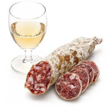 Preis pro 6 Stück- Französische Salami - mit Fasan und Cognac
