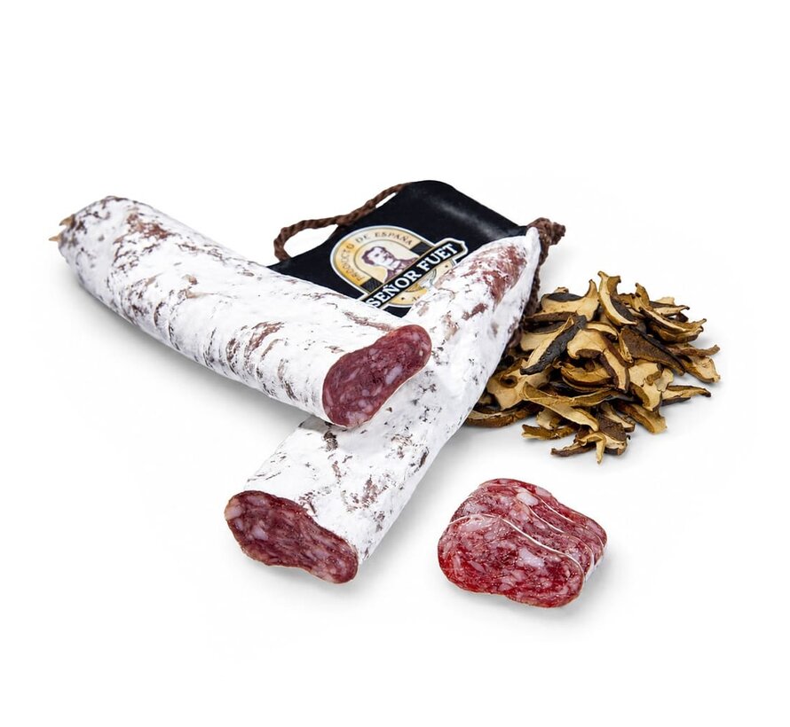 Preis pro 5 Stück - Spanische, luftgetrocknete Fuet - Steinpilz Salami (Preis pro 5 Stück)