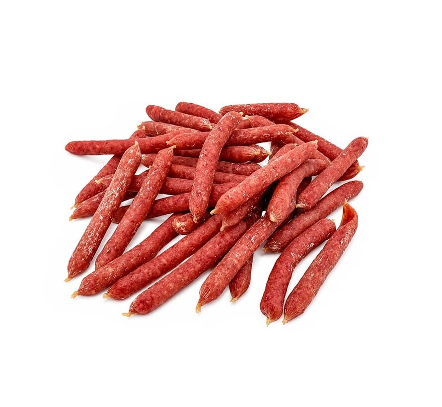 Spanische Mini-Fuet-Snackwürstchen mit schwarzem Trüffel