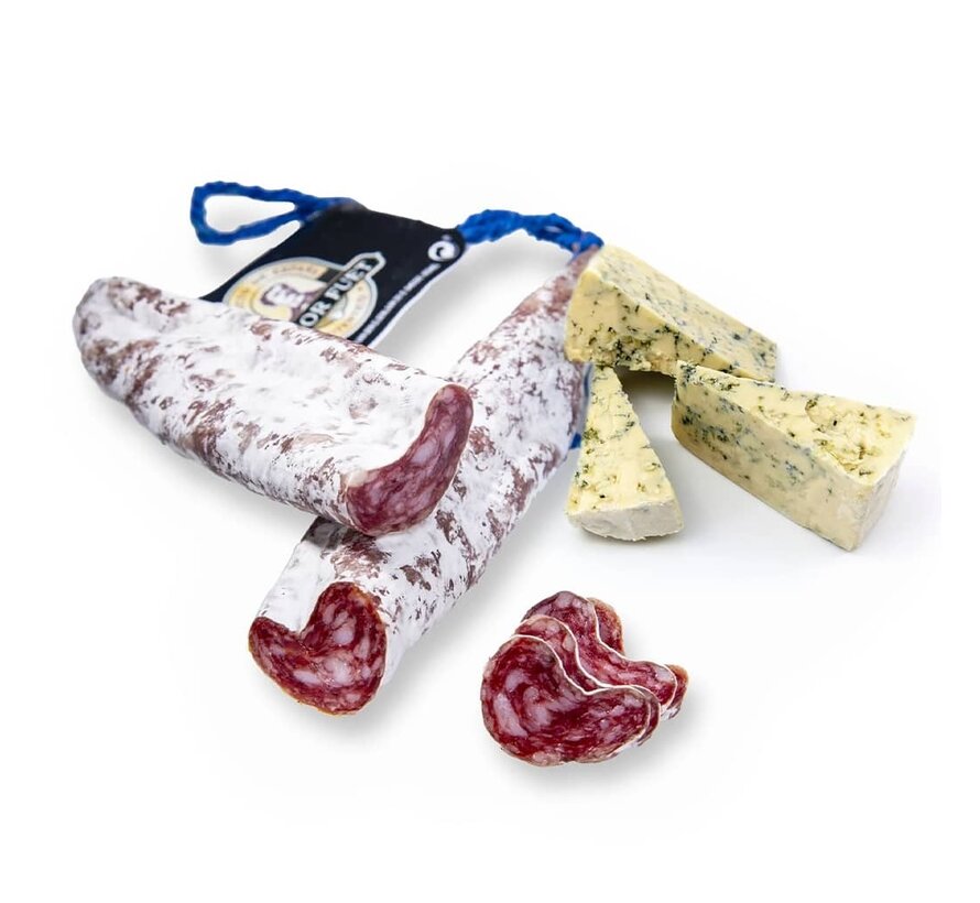 Spanische Trockenwurst mit Blauschimmelkäse (pro 5 Stück)