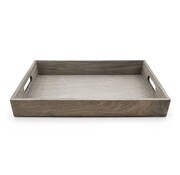 Serviertablett aus Holz, ca. 44 x 27 x 6 cm (5 Stück)
