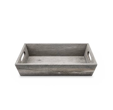 Schräges Serviertablett aus Holz 29x19 cm (12 Stück)
