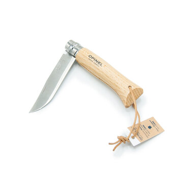 Opinel-Messer Nr. 8 mit Lederkordel