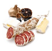 Trockenwurst mit Brie und schwarzem Knoblauch (pro 6 Stück)