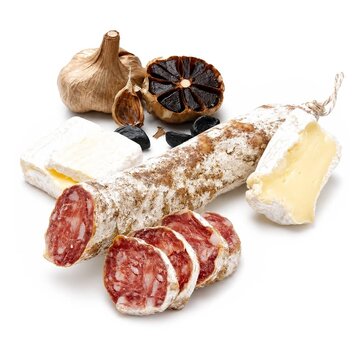 Trockenwurst mit Brie und schwarzem Knoblauch (pro 6 Stück)