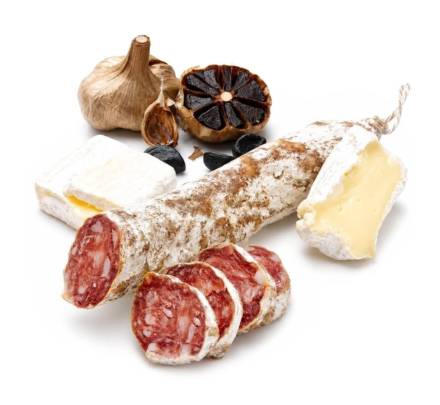 Trockenwurst mit Brie und schwarzem Knoblauch (pro 6 Stück)