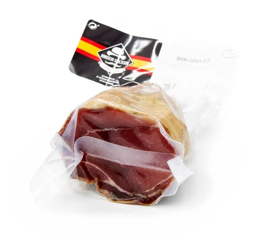 1/2 Luftgetrockneter spanischer Rohschinken - Jamon natural ca. 350g pro Stück