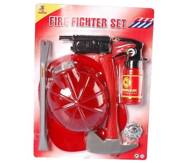 Fire brigade playset 6 pcs