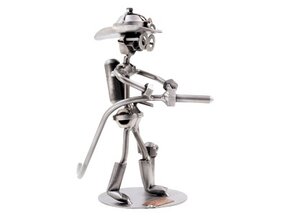 Brandweerman met straal