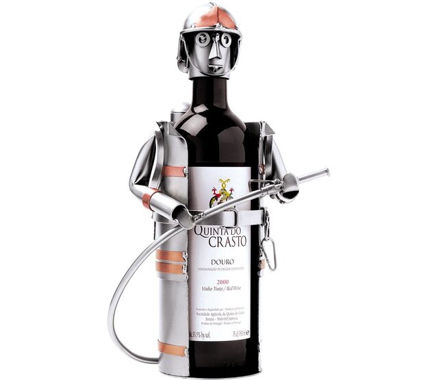 Bottle holder fire fighter