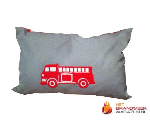 Firetruck pillow