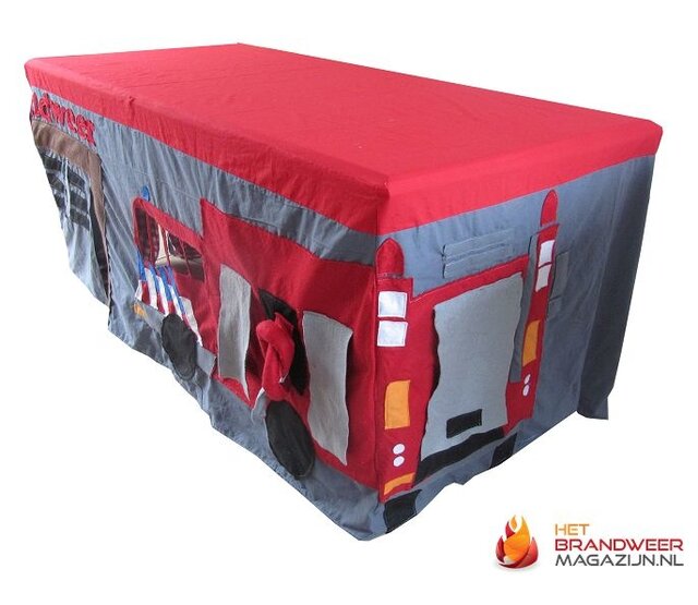 Firetruck table tent