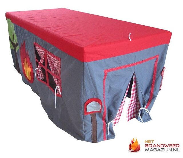 Firetruck table tent