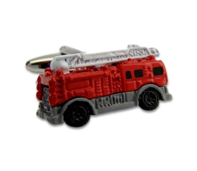 Fire engine cufflinks