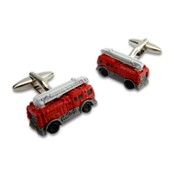 Fire engine cufflinks
