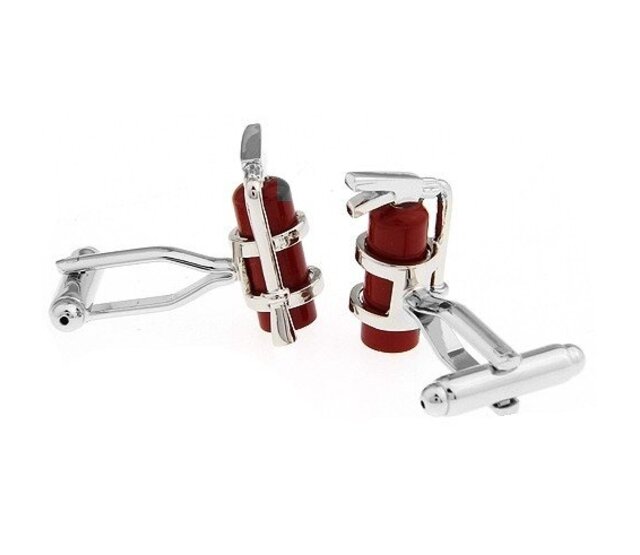 Cufflinks fire extinguisher