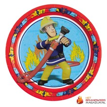 Fireman Sam party plates