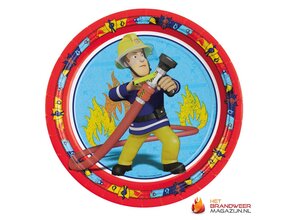 Fireman Sam party plates