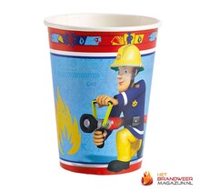Brandweerman Sam Feestbekers 8 st.