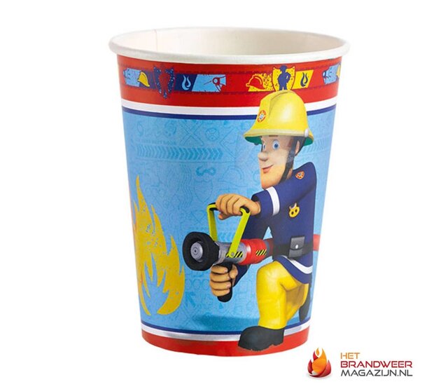 Fireman Sam Party cups 8 pcs