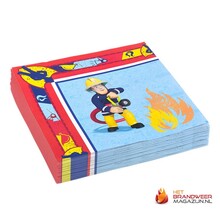 Brandweerman Sam Servetten 20 st.