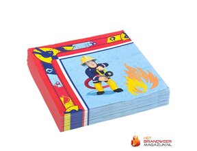 Fireman Sam napkins