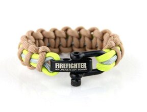 Firefighter Paracord Bruin/Beige
