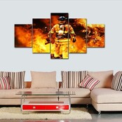 Canvas fireman 5-piece