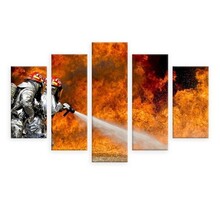 Canvas vloeistofbrand 5-delig