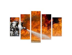Canvas liquid fire 5 parts