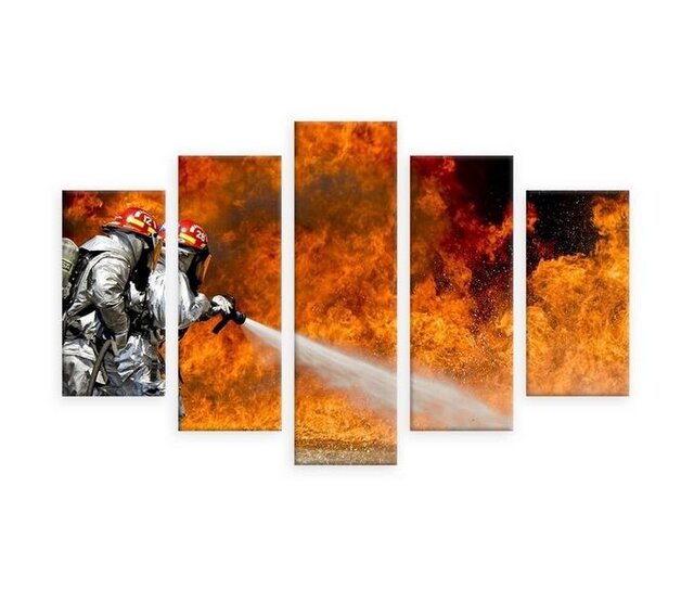 Canvas liquid fire 5 parts