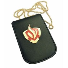 identification holder with chain