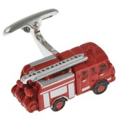 Fire truck cufflinks