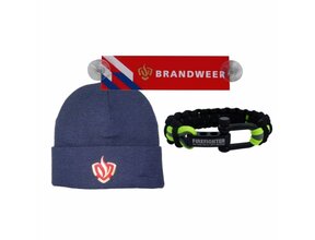 Combideal: hat + car sign + firefighter paracord black