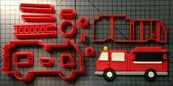 Cookie cutter firetruck (high details)
