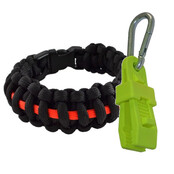 Thin red line bracelet + handschoenhouder