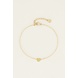 My Jewellery Armband klein hartje goud My Jewellery Armband klein hartje goud