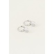 My Jewellery Oorringen met muntje zilver My Jewellery Oorringen met muntje zilver