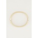 My Jewellery Bangle geribbeld breed goud My Jewellery Bangle geribbeld breed goud