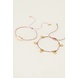 My Jewellery Armbanden set schelp & hartjes goud My Jewellery Armbanden set schelp & hartjes goud