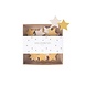 Zusss Tafelsterretjes hout/papier goud glitter Zusss Tafelsterretjes hout/papier goud glitter