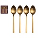 Gusta Koffielepeltjes goud set van 4 Gusta Koffielepeltjes goud set van 4