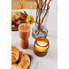 Wellmark Grote geurkaars bruin glas- cedarwood - ‘light my fire’ Wellmark Grote geurkaars bruin glas- cedarwood - ‘light my fire’