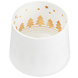 Rader Theelichtje Kerstboompjes Schaduweffect Rader Theelichtje Kerstboompjes Schaduweffect