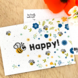 Bloom your message Bloeikaart: BEE happy Bloom your message Bloeikaart: BEE happy