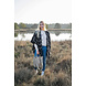 Zusss Poncho ruit zwart, zand Zusss Poncho ruit zwart, zand