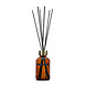 Wellmark Maxi geurstokjes - bruin glas/messin - 500ml 'Good vibes' Wellmark Maxi geurstokjes - bruin glas/messin - 500ml 'Good vibes'